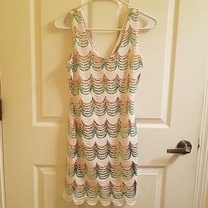 CharlotteRusse sleevless sequin party dress size S